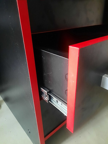 Тумба Ханна черная / красная - Уцененный экземпляр фото покупателя 8