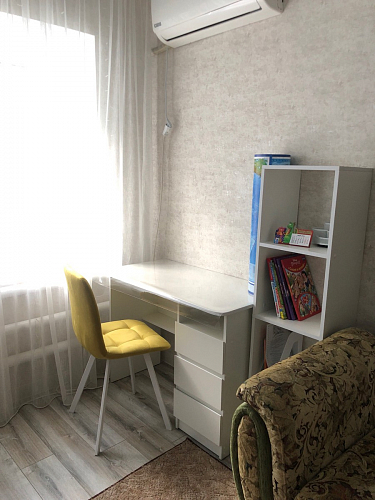 Стул на металлокаркасе Чилли синяя ткань / белый фото покупателя 350