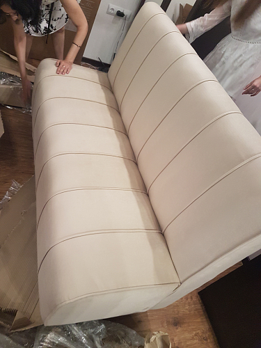 Диван Винтер рогожка бежевый фото покупателя 1