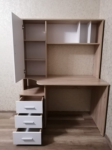 Письменный стол КСТ-16 левый венге / беленый дуб фото покупателя 6