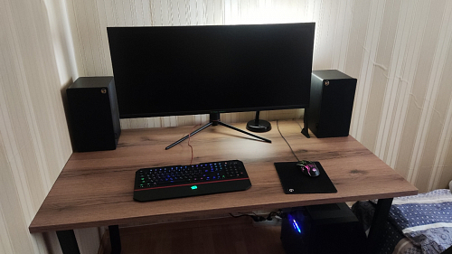 Деревянный стол Лота Лофт 140х80 дуб крафт табачный / черный матовый фото покупателя 794