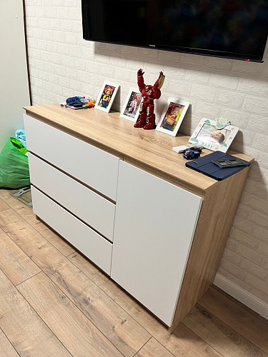 Комод Т-3р белый фото покупателя 9