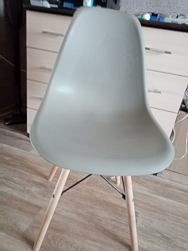 Пластиковый стул Eames PC-015 желтый фото покупателя 215