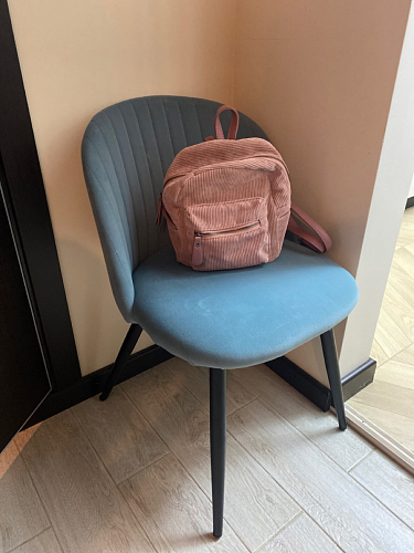 Стул на металлокаркасе Gabi 1 light purple / black фото покупателя 934