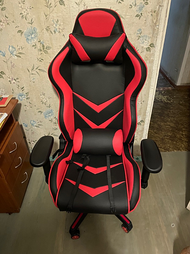 Компьютерное кресло Racer черное / оранжевое фото покупателя 181