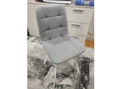 Стул на металлокаркасе Чилли синяя ткань / белый фото покупателя 266