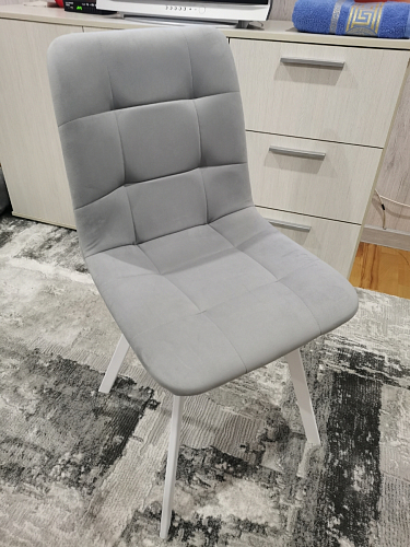 Стул на металлокаркасе Чилли зеленый / белый каркас фото покупателя 266