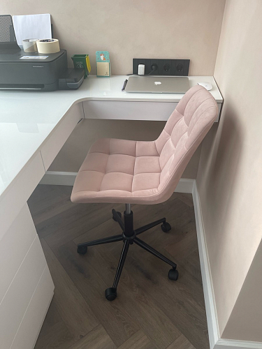 Компьютерное кресло Честер латте / черный фото покупателя 64