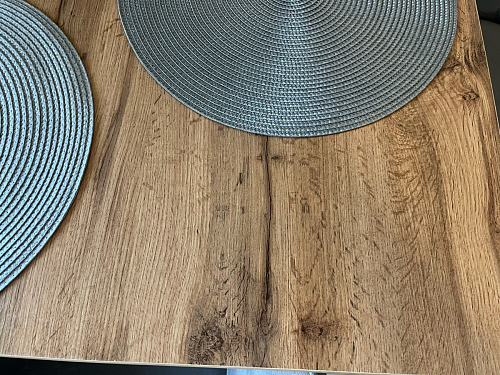 Стол Лота Лофт 140 25 мм черный матовый / дуб вотан фото покупателя 290