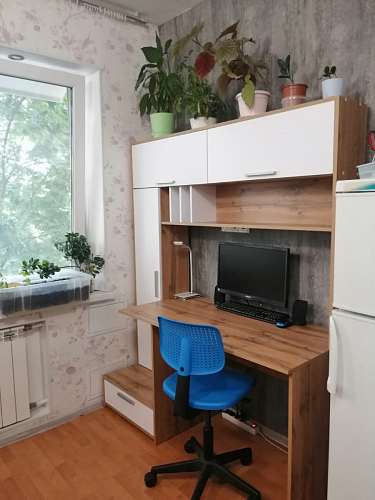 Письменный стол Лайт 03.243 дуб золотой (craft) / белый премиум фото покупателя 18