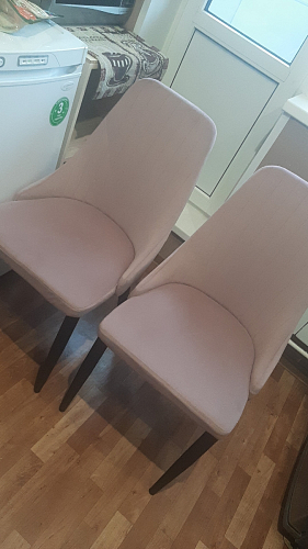 Стул на металлокаркасе Kora dark gray / black фото покупателя 433