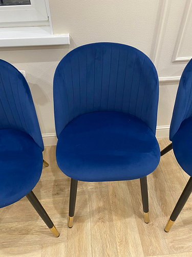 Стул на металлокаркасе Gabi 1 light purple / black фото покупателя 583