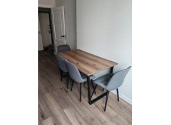 Стол Лота Лофт 120 25 мм сабия / черный матовый фото покупателя 443