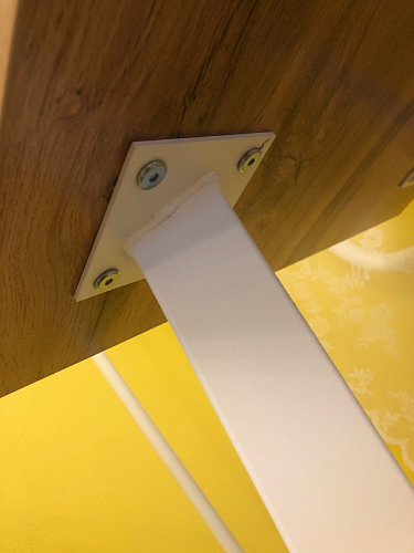 Стол Тринити Лофт 120 32 мм бетон / черный матовый фото покупателя 469