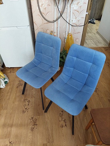 Комплект стульев Чилли 2 шт бежевый / черный фото покупателя 763