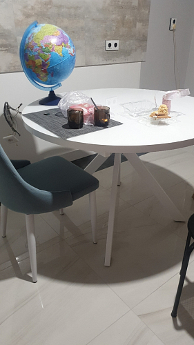 Стул на металлокаркасе Kora black / gray фото покупателя 177