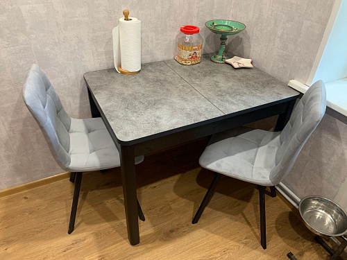 Стул на металлокаркасе Чилли бирюзовый / черный фото покупателя 885