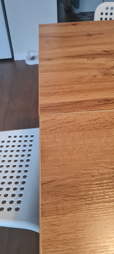 Деревянный стол Колон Лофт 120(160) х 75 черный матовый / бетон фото покупателя 41