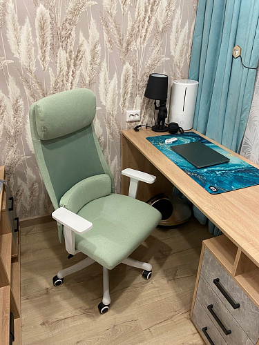 Компьютерное кресло Salta gray / white фото покупателя 18