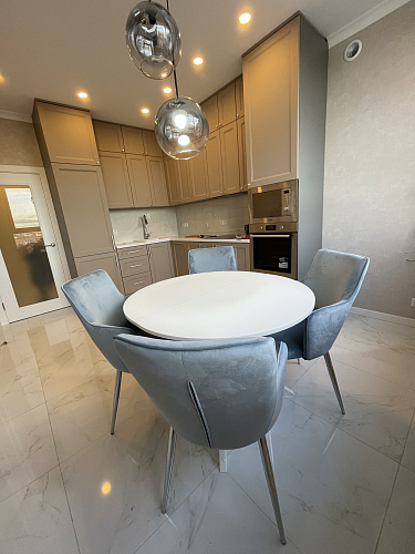 Стул на металлокаркасе Benza dark blue фото покупателя 2