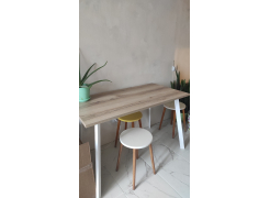 Стол Тринити Лофт 120 32 мм бетон / черный матовый фото покупателя 40