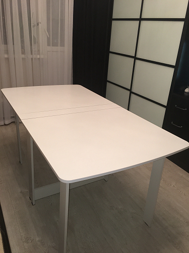 Стол обеденный раздвижной СтК4 дуб молочный фото покупателя 21