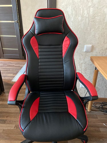 Компьютерное кресло Leon красное / черное фото покупателя 11