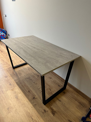 Стол раскладной Лота Лофт 120 25 мм юта / черный матовый фото покупателя 211