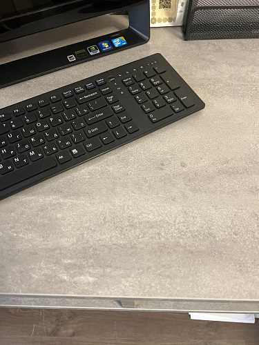 Письменный стол Леон Лофт бетон / черный матовый фото покупателя 137