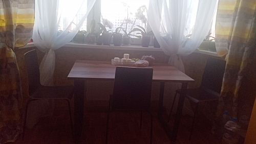 Стол раскладной Лота Лофт 120 25 мм юта / черный матовый фото покупателя 985