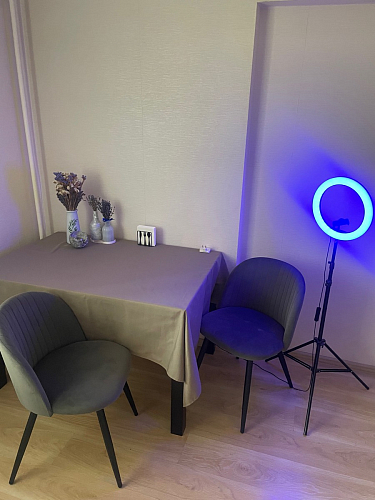 Стул на металлокаркасе Gabi dark beige / black / silver фото покупателя 359