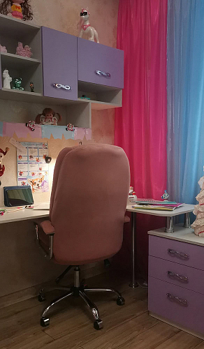 Компьютерное кресло Softy Lux розовое фото покупателя 33