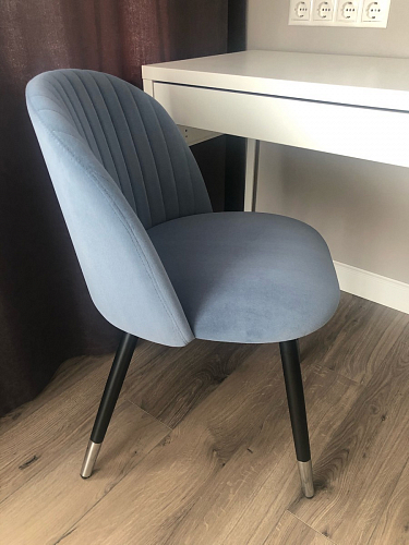 Стул на металлокаркасе Gabi latte / gold / black фото покупателя 986