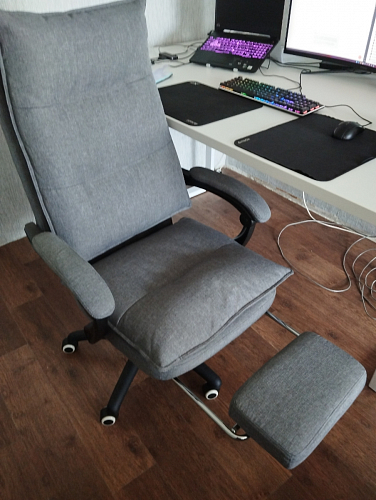 Компьютерное кресло Rapid голубое фото покупателя 48