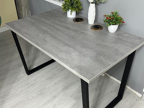 Стол раскладной Лота Лофт 120 25 мм юта / черный матовый фото покупателя 156