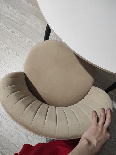 Стул на металлокаркасе Gabi gray / black фото покупателя 427