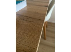 Стол Лота Лофт 140 25 мм черный матовый / дуб вотан фото покупателя 867