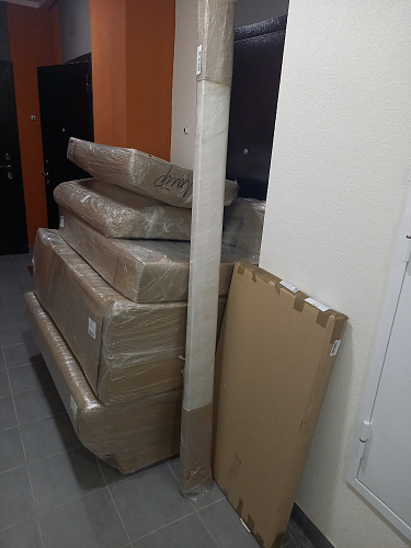 Диван угловой Элмира правый зеленый велюр фото покупателя 1