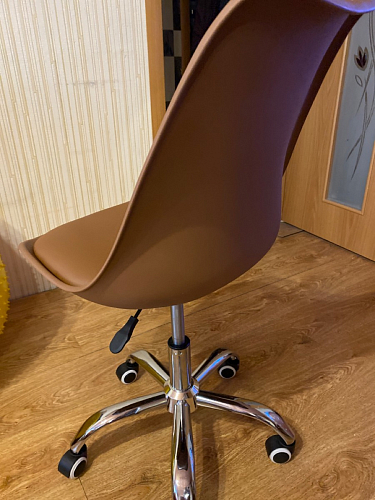 Компьютерное кресло Kolin с подушкой clear / white фото покупателя 393