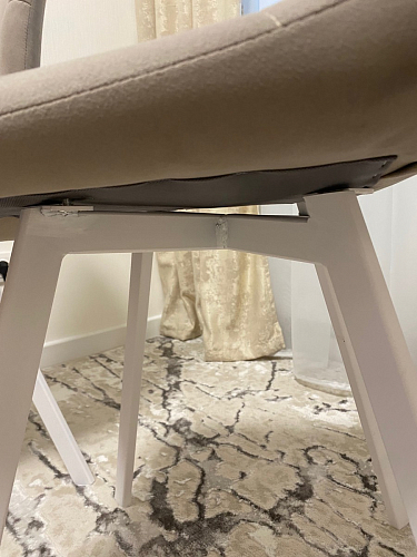 Стул на металлокаркасе Чилли К черный / зеленый фото покупателя 328