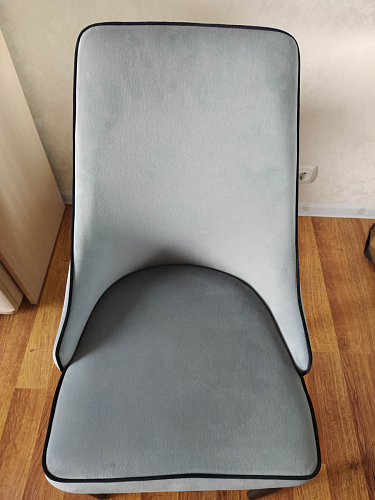 Стул на металлокаркасе Kora dark gray / black фото покупателя 208