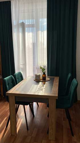 Стул на металлокаркасе Чилли К светло-серый велюр / черный каркас фото покупателя 1486