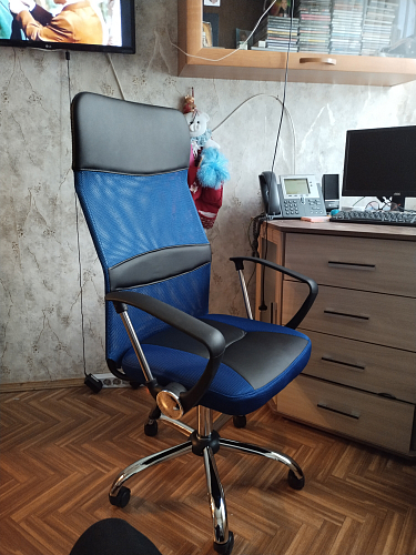 Компьютерное кресло Arano синее фото покупателя 4