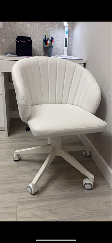 Компьютерное кресло Пард экокожа белый фото покупателя 200