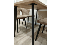 Стол Тринити Лофт 120 32 мм бетон / черный матовый фото покупателя 553