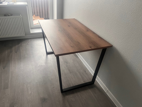 Стол раскладной Лота Лофт 120 25 мм юта / черный матовый фото покупателя 534