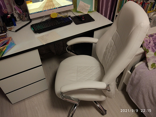 Компьютерное кресло Aragon dark grey - Уцененный экземпляр фото покупателя 65