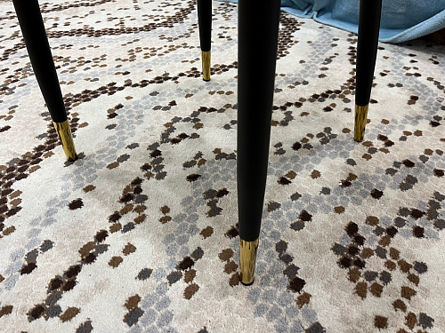 Стул на металлокаркасе Seda 01 blue / gold / black фото покупателя 44