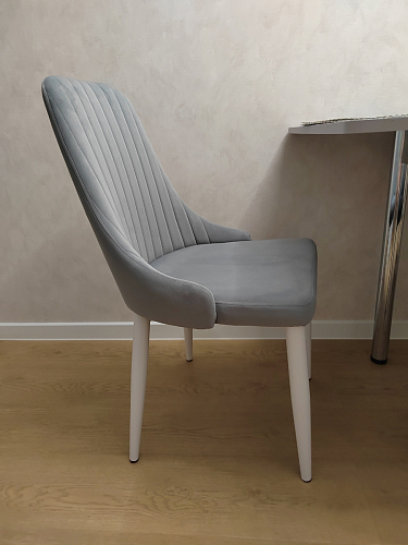 Стул на металлокаркасе Kora black / gray фото покупателя 438