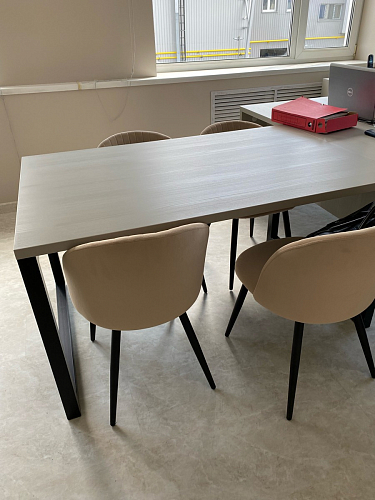 Стул на металлокаркасе Gabi 1 dark gray / black фото покупателя 251